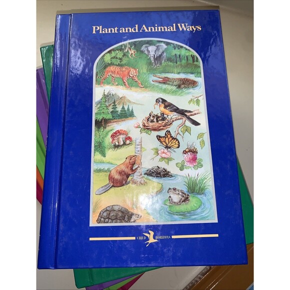 1996 Child Horizons 7 Books Lot Vintage Hardcover Home Schooling Educational - Picture 7 of 11